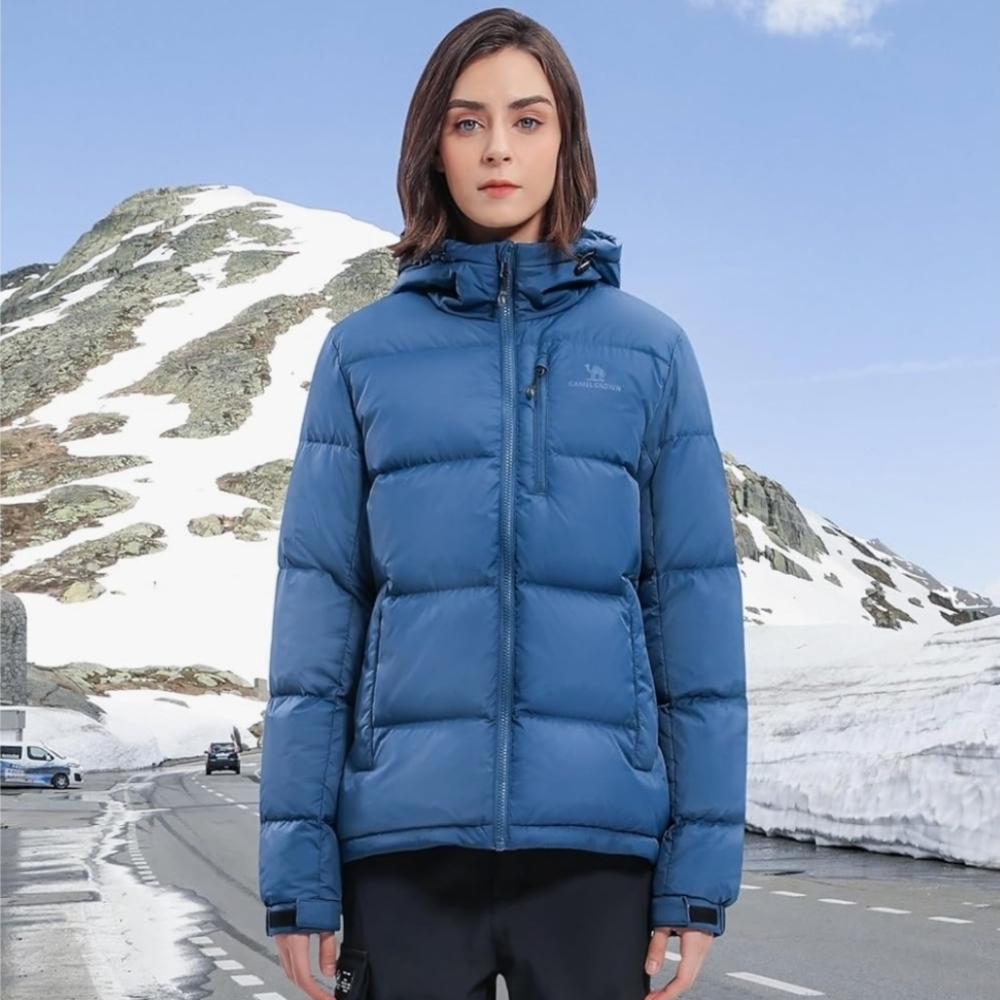 Blue Puffer Jacket - Picture 2 of 7